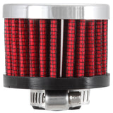 K&N Clamp On Rubber Base Crankcase Vent Filter 0.5in Flange ID 2in OD 1.5in Height K&N Engineering Air Filters - Universal Fit  AXOPROS
