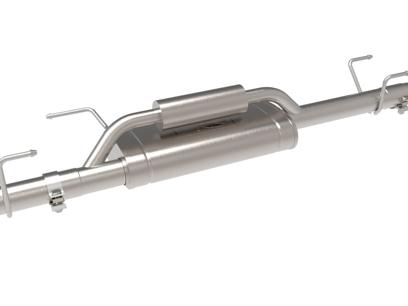 aFe 24-25 Toyota Tacoma L4-2.4L (t) Vulcan Series 2.5in to 3in Cat-Back w/ Black Tip aFe Catback  AXOPROS