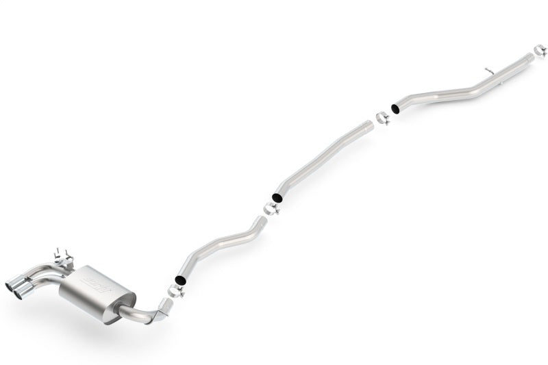 Borla 12-15 BMW 328i Sedan 2.0L AT/MT RWD Dual Left Rear Exit Catback Exhaust Borla Catback  AXOPROS