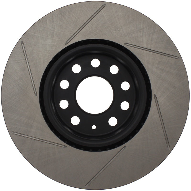 StopTech Power Slot 06-10 Audi A3 / 08-10 TT / 06-09 VW GTI Mlk V/Passat Left Front Slotted Rotor Stoptech Brake Rotors - Slotted  AXOPROS