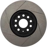 StopTech Power Slot 06-10 Audi A3 / 08-10 TT / 06-09 VW GTI Mlk V/Passat Left Front Slotted Rotor Stoptech Brake Rotors - Slotted  AXOPROS