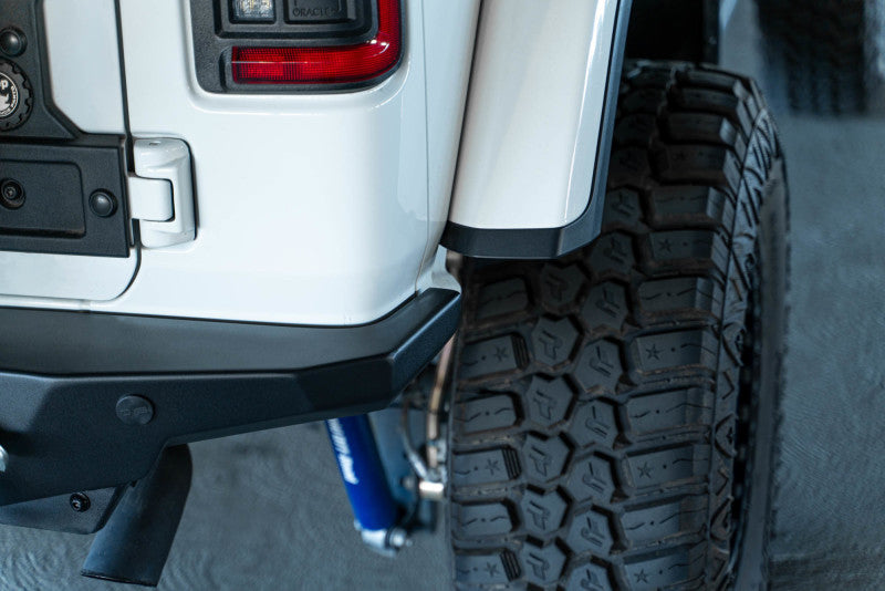 DV8 Offroad 2018 Jeep Wrangler JL FS-15 Series Rear Bumper DV8 Offroad Bumpers - Steel  AXOPROS