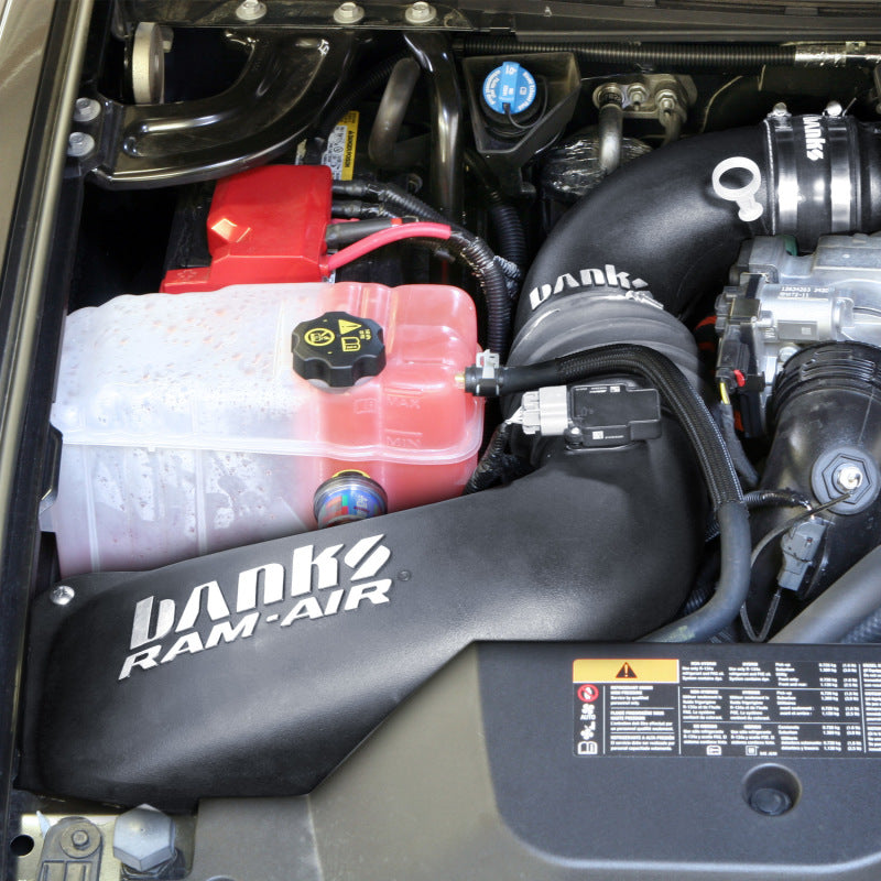 Banks Power 13-14 Chevy 6.6L LML Ram-Air Intake System Banks Power Short Ram Air Intakes  AXOPROS