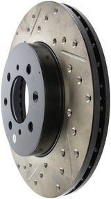 StopTech 90-01 Acura Integra (exc. Type R) / 01-05 Honda Civic / 07+ Honda Fit / 93-97 Del Sol VTEC Stoptech Brake Rotors - Slot & Drilled  AXOPROS