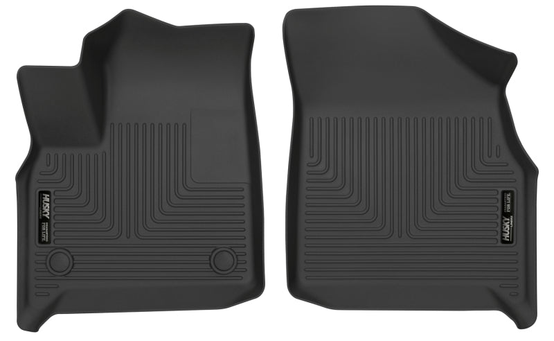 Husky Liners 2018 Buick Enclave WeatherBeater Black Front Floor Liners Husky Liners Floor Mats - Rubber  AXOPROS