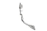 Corsa 2021-2024 Ford F-150 SuperCab/6.5in Bed 3.5L V6 Sport Cat-Back Single Side Exit-Polished CORSA Performance Catback  AXOPROS