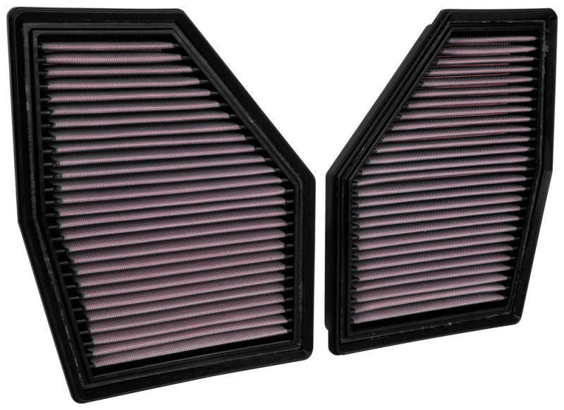 K&N 2020 BMW M550i 4.4L V8 Replacement Air Filter (2 Per Box) K&N Engineering Air Filters - Drop In  AXOPROS