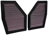 K&N 2020 BMW M550i 4.4L V8 Replacement Air Filter (2 Per Box) K&N Engineering Air Filters - Drop In  AXOPROS