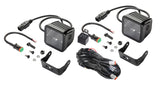 Hella Universal Black Magic 3.2in L.E.D. Cube Kit - Flood Beam Hella Fog Lights  AXOPROS