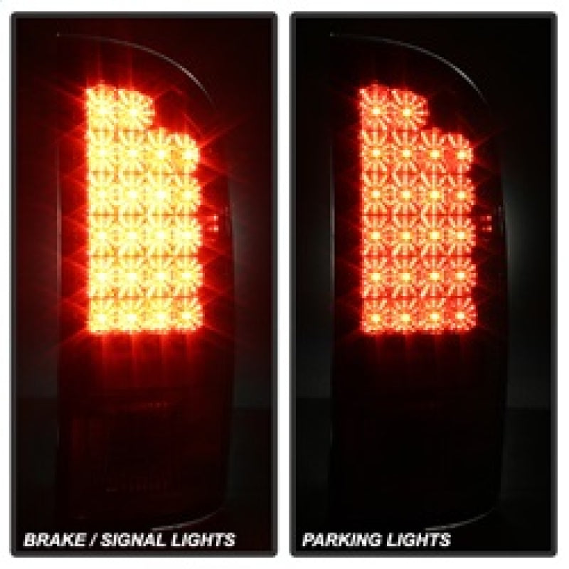 Spyder Dodge Ram 07-08 1500/Ram 07-09 2500/3500 LED Tail Lights Red Clear ALT-YD-DRAM06-LED-RC SPYDER Tail Lights  AXOPROS