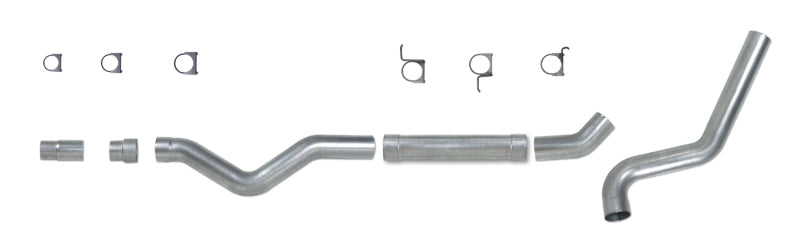 Diamond Eye KIT 5in CB MFLR RPLCMENT PIPE SGL AL: 2006-2007.5 CHEVY 6.6L 2500/3500 Diamond Eye Performance Catback  AXOPROS