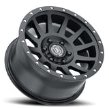 ICON Compression 17x8.5 5x5 -6mm Offset 4.5in BS 71.5mm Bore Satin Black Wheel ICON Wheels - Cast  AXOPROS