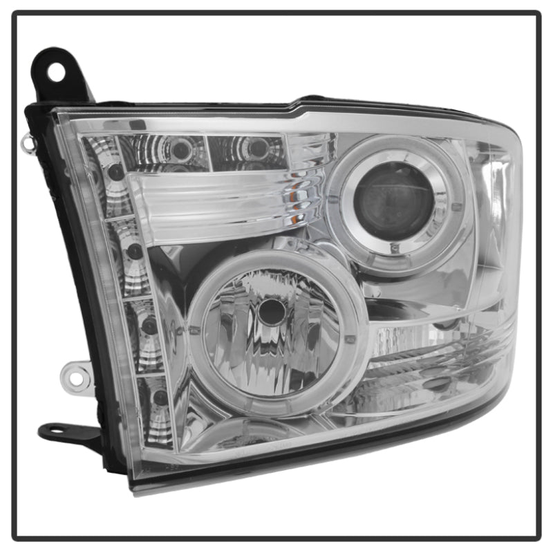 Spyder Dodge Ram 1500 09-14 10-14 Projector Headlights Halogen- LED Halo LED - Chrm PRO-YD-DR09-HL-C SPYDER Headlights  AXOPROS