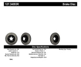 StopTech 07-09 BMW 335 (E90/E92/E93) Slotted & Drilled Right Front Rotor Stoptech Brake Rotors - Slot & Drilled  AXOPROS