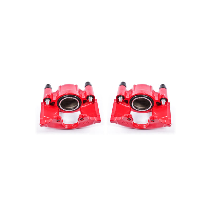Power Stop 90-93 Cadillac Commercial Chassis Front Red Calipers w/o Brackets - Pair PowerStop Brake Calipers - Perf  AXOPROS