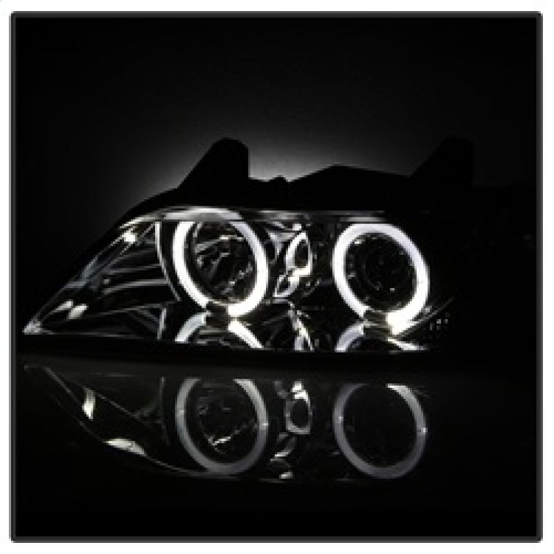 Spyder BMW Z3 96-02 Projector Headlights LED Halo Chrome High H1 Low H1 PRO-YD-BMWZ396-HL-C SPYDER Headlights  AXOPROS