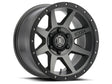 ICON Rebound 17x8.5 5x5 -6mm Offset 4.5in BS 71.5mm Bore Titanium Wheel ICON Wheels - Cast  AXOPROS