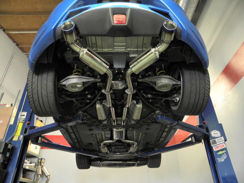 Injen 09-20 Nissan 370Z Dual 60mm SS Cat-Back Exhaust w/ Built In Resonated X-Pipe Injen Catback  AXOPROS
