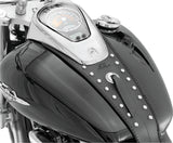 Mustang 05-08 Suzuki VL800 Volusia, Boulevard C50 Tank Bib w/Studs - Black Mustang Motorcycle Tank Bibs  AXOPROS