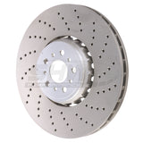 SHW 2020+ BMW X3 M 3.0L Right Front Cross-Drilled Lightweight Brake Rotor (34118054826) SHW Performance Brake Rotors - Drilled  AXOPROS