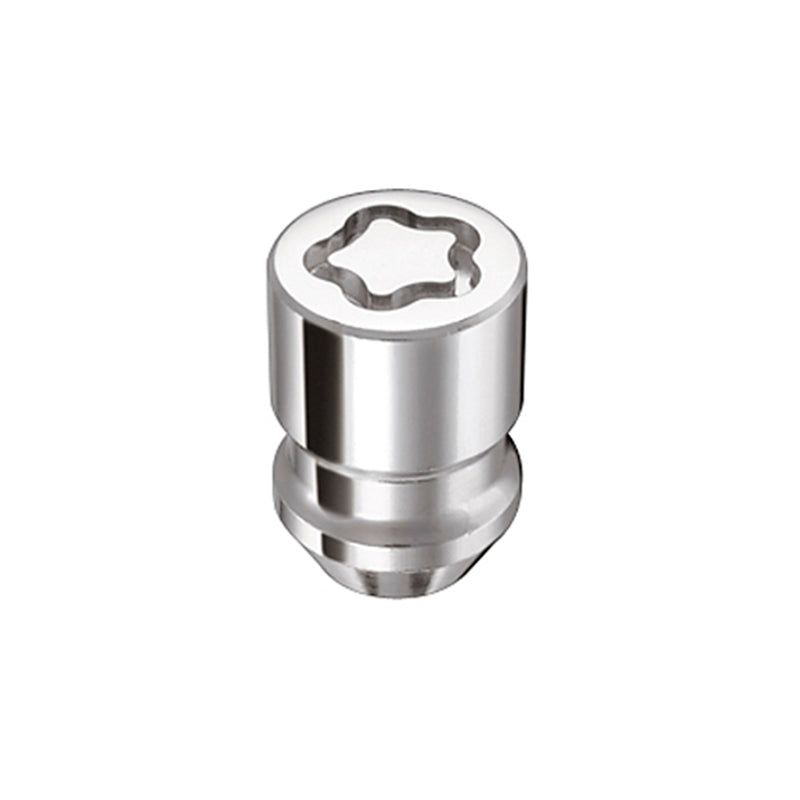 McGard Wheel Lock Nut Set - 5pk. (Cone Seat) M12X1.5 / 13/16 Hex / 1.28in. Length - Chrome McGard Lug Nuts  AXOPROS