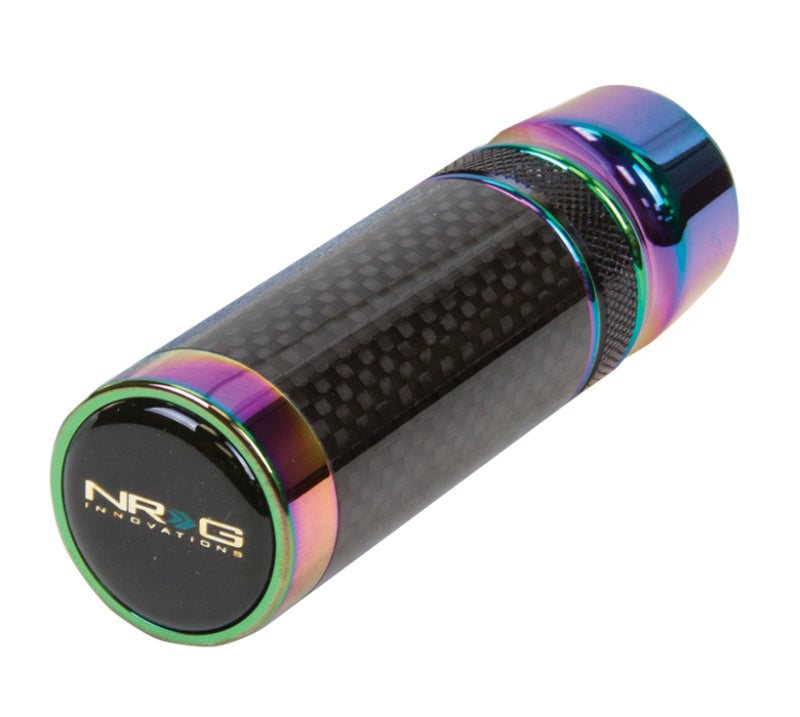 NRG Slimboy Adjustable Shift Knob (M10X1.25) Nissan / Mazda / Toyota - Carbon Fiber / Neochrome NRG Shift Knobs  AXOPROS