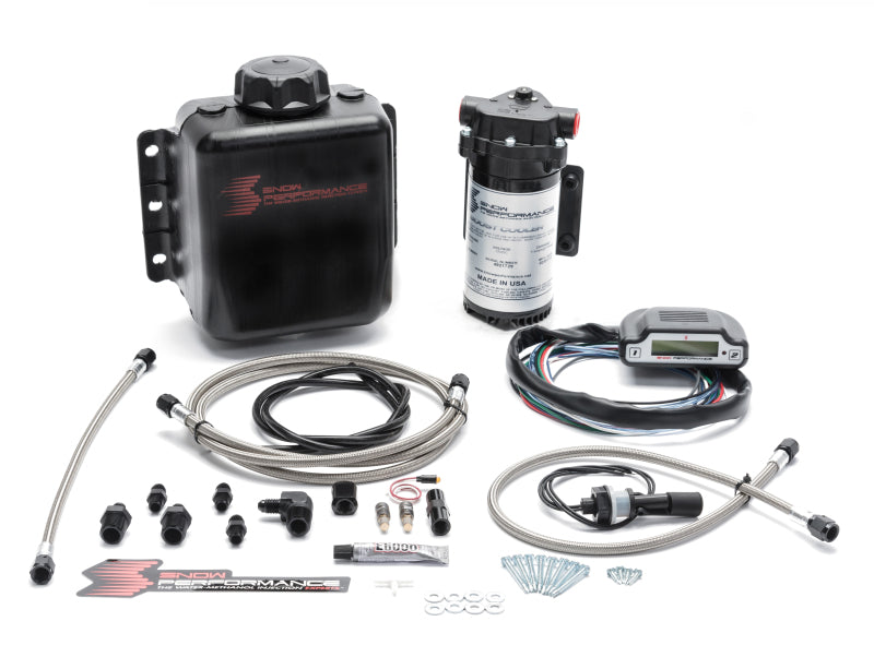 Snow Performance Stg 3 Boost Cooler DI 2D MAP Prog. Water Injection Kit (SS Braided Line & 4AN) Snow Performance Water Meth Kits  AXOPROS