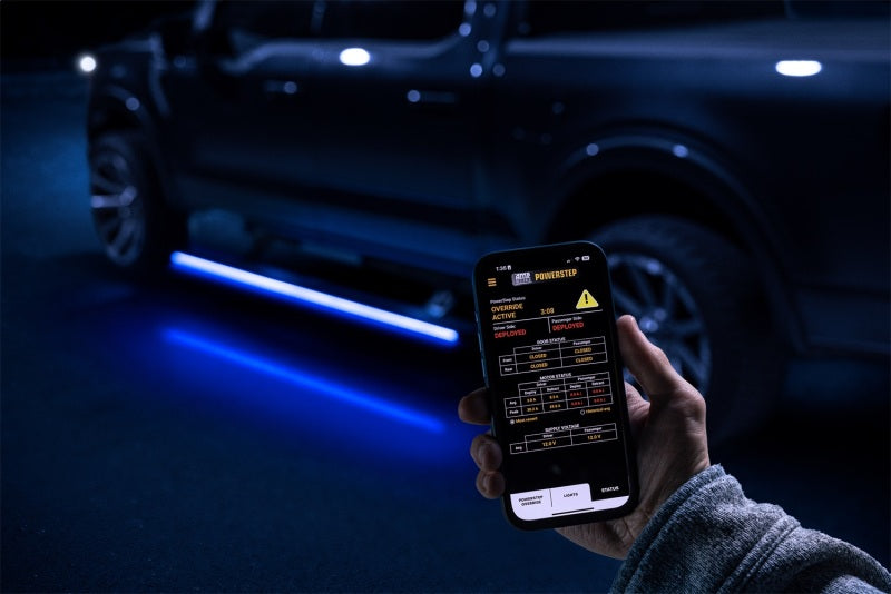 AMP Research 21-24 Ford F-150 SuperCrew PowerStep Vision AMP Research Running Boards  AXOPROS