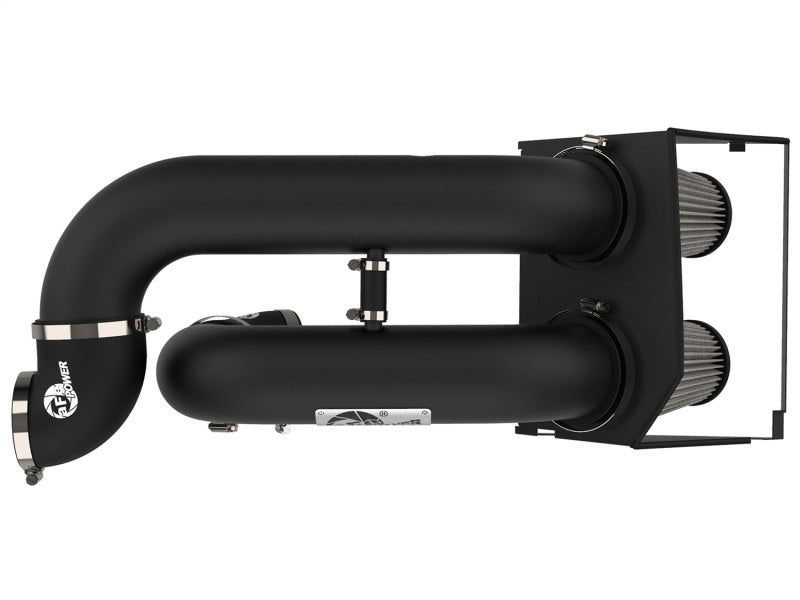 aFe MagnumFORCE 2XP Intake w/3.5in Black Steel Housing Pro DRY S Filter 2017 Ford F-150 V6-3.5L (tt) aFe Cold Air Intakes  AXOPROS