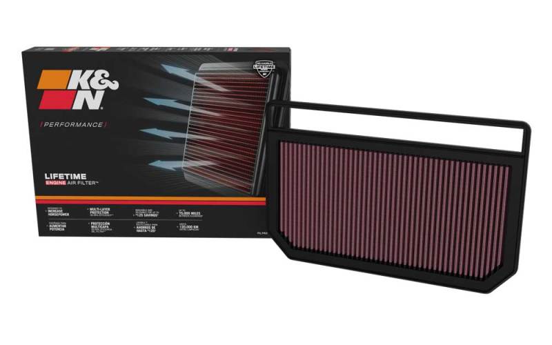 K&N 21-23 Hyundai Elantra Replacement Air Filter K&N Engineering Air Filters - Drop In  AXOPROS