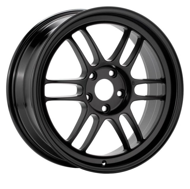 Enkei RPF1 16x8 4x100 38mm Offset 73mm Bore Black Wheel Miata 4-Lug / 02-06 Mini / Honda 4-Lug Enkei Wheels - Cast  AXOPROS