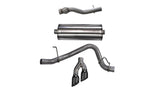 Corsa 2015-2020 GMC Yukon Denali XL 6.2L V8 3in Cat-Back Single Side Exit Twin 4in Black Tips CORSA Performance Catback  AXOPROS