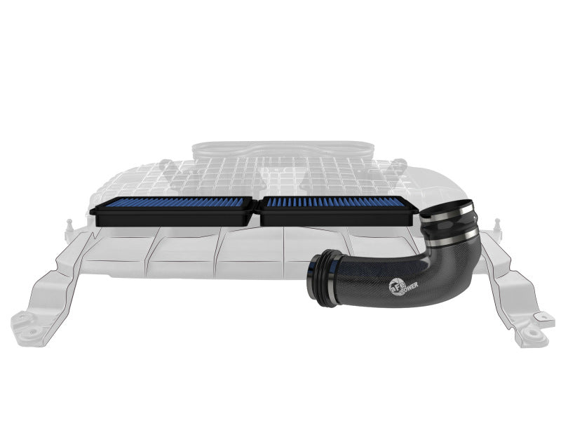 aFe Super Stock Carbon Fiber Pro 5R Induction System 2021 RAM 1500 TRX V8-6.2L SC aFe Cold Air Intakes  AXOPROS