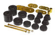 Prothane 67-72 GM Body Mount 12 Bushing Kit - Black Prothane Bushing Kits  AXOPROS
