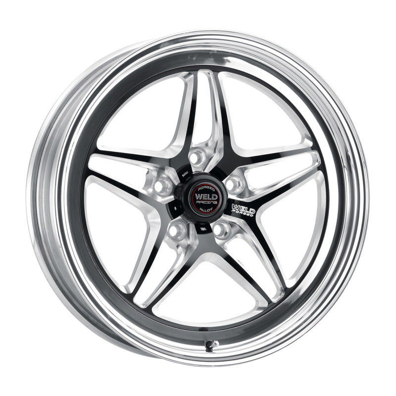 Weld S81 18x5 / 5x120 BP / 2.1in. BS (-23mm Offset) Black Wheel 3.18 ID (High Pad) - Non-Beadlock Weld Wheels - Forged  AXOPROS
