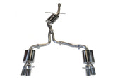 AWE Tuning Audi B8 A4 Touring Edition Exhaust - Quad Tip Polished Silver Tips - Does Not Fit Cabrio AWE Tuning Catback  AXOPROS