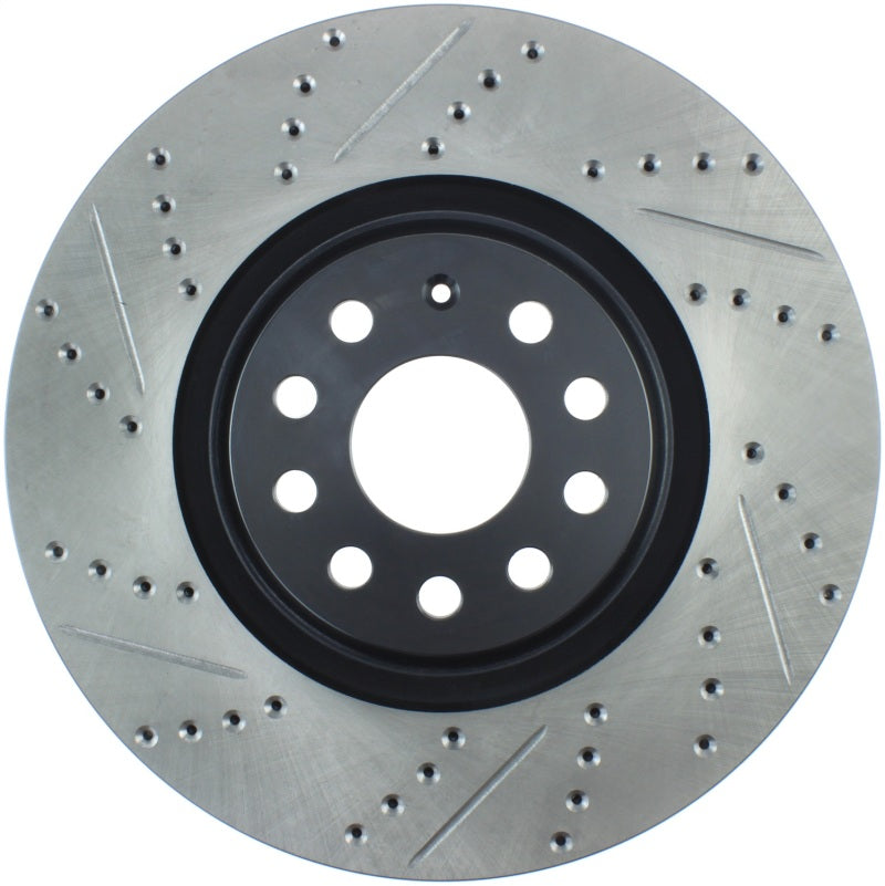 StopTech Slotted & Drilled Sport Brake Rotor Stoptech Brake Rotors - Slot & Drilled  AXOPROS