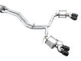 AWE Tuning 19-23 Audi C8 S6/S7 2.9T V6 AWD Touring Edition Exhaust - Diamond Black Tips AWE Tuning Catback  AXOPROS