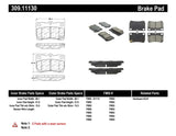 StopTech Performance 06 Lexus GS300/430 / 07-08 GS350 / 06-08 IS250/350 Rear Brake Pads Stoptech Brake Pads - Performance  AXOPROS