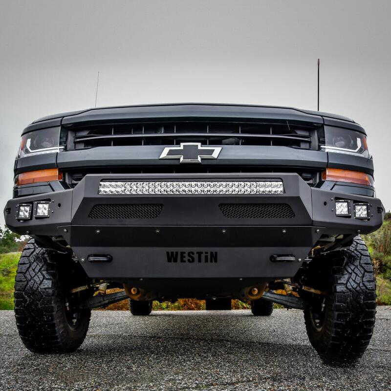 Westin 16-19 Chevy/GMC  Silverado/Sierra 1500 Pro-Mod Front Bumper Westin Bumpers - Steel  AXOPROS
