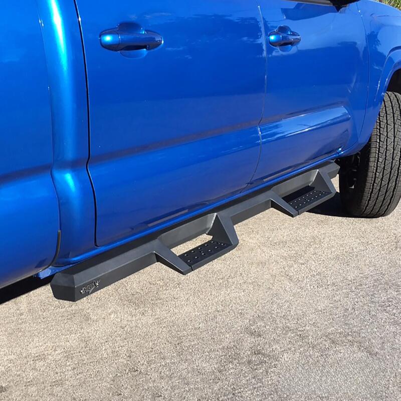 Westin/HDX 05-18 Toyota Tacoma Drop Nerf Step Bars - Textured Black Westin Nerf Bars  AXOPROS