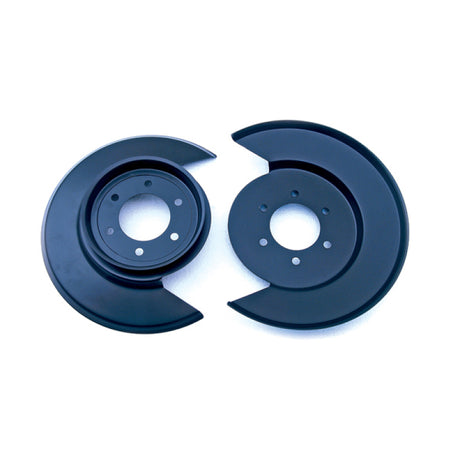 Rugged Ridge 77-78 Jeep CJ Black Disc Brake Dust Shield Rugged Ridge Hardware - Singles  AXOPROS