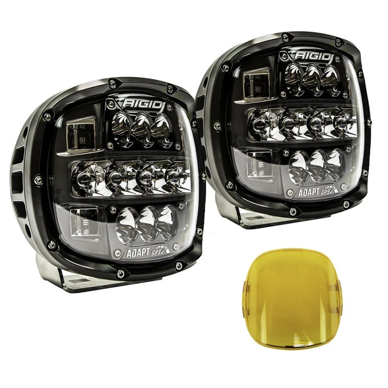 Rigid Industries Single Light Cover for Adapt XP - Black Rigid Industries Light Covers and Guards  AXOPROS