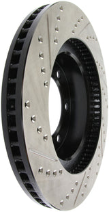 StopTech 07-08 Toyota FJ Cruiser / 05-08 Tacoma (6 lug) / 03-08 4 Runner (319mm disc) SportStop Slo Stoptech Brake Rotors - Slot & Drilled  AXOPROS