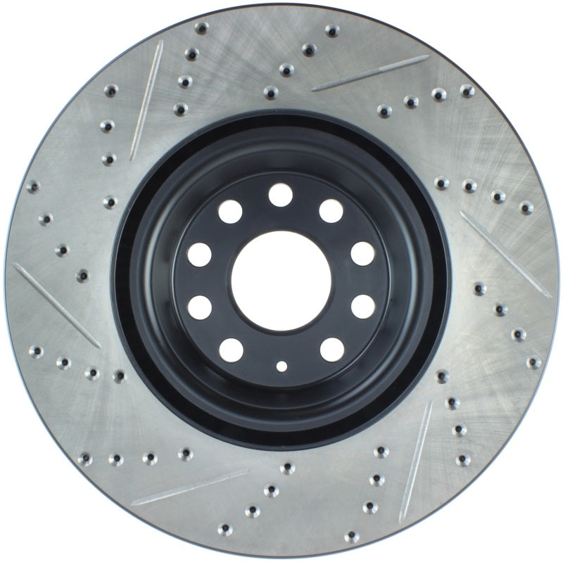 StopTech Slotted & Drilled Sport Brake Rotor Stoptech Brake Rotors - Slot & Drilled  AXOPROS