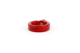 PERRIN Tow Hook Upgrade Kit - Red (For PERRIN License Plate Relocates Only) Perrin Performance Tow Hooks  AXOPROS
