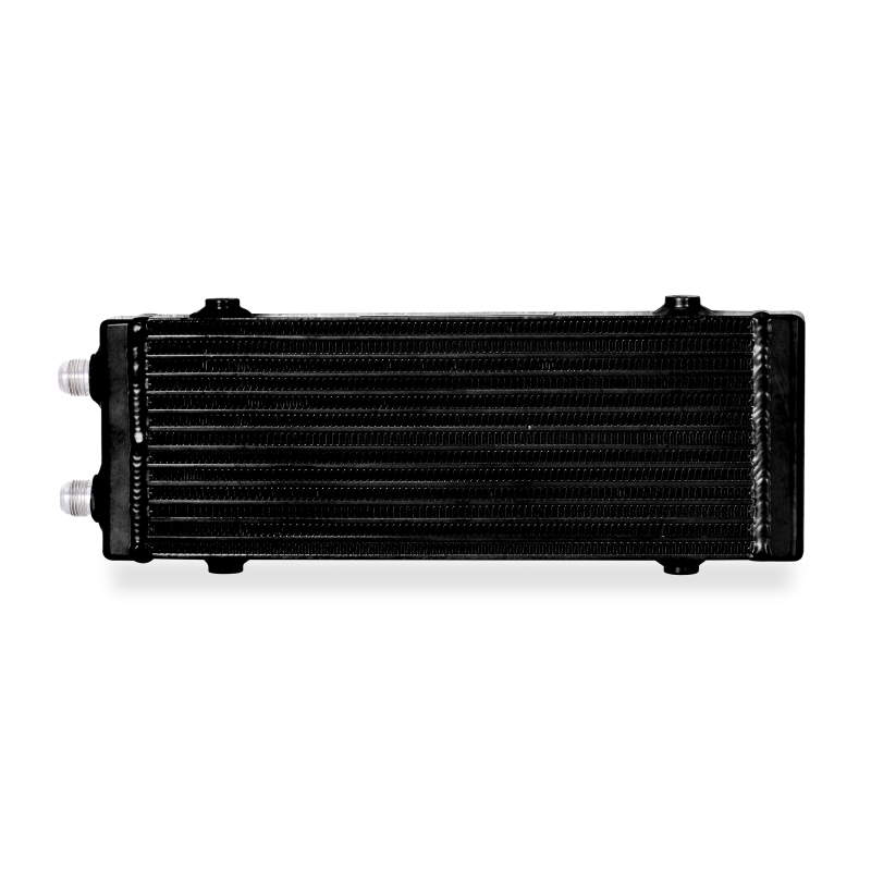 Mishimoto Universal Medium Bar and Plate Dual Pass Black Oil Cooler Mishimoto Oil Coolers  AXOPROS