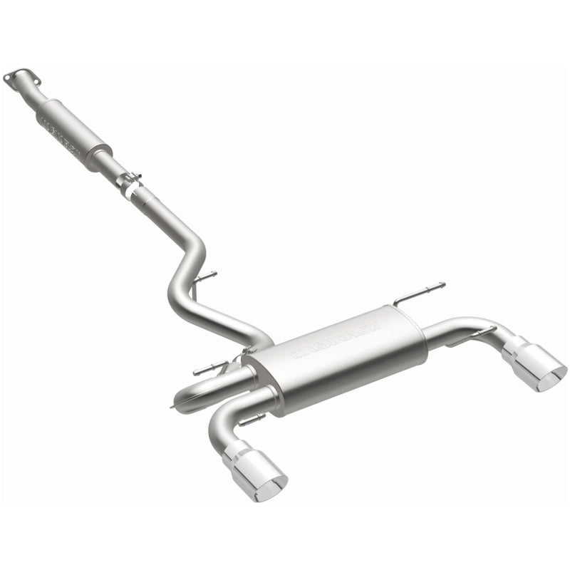 MagnaFlow 13 Scion FR-S / 13 Subaru BRZ Dual Split Rear Exit Stainless Cat Back Performance Exhaust Magnaflow Catback  AXOPROS