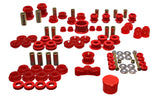 Energy Suspension 94-01 Acura Integra (except Type R) Red Hyper-Flex Master Bushing Set Energy Suspension Bushing Kits  AXOPROS