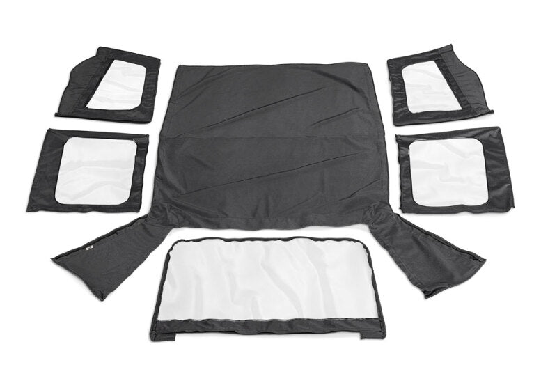 Rampage 1988-1995 Jeep Wrangler(YJ) OEM Replacement Top - Black Denim Rampage Soft Tops  AXOPROS